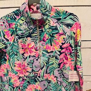 Lily Pulitzer 1/2 zip pullover